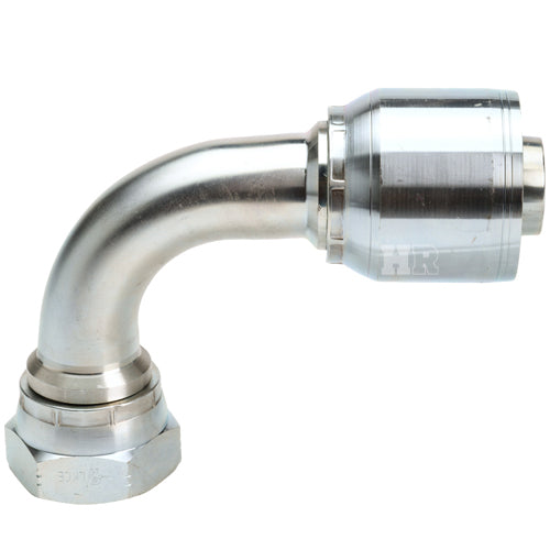 1 1/4" Female JIC Swivel 90˚ Medium Drop Elbow Hydraulic Fitting
