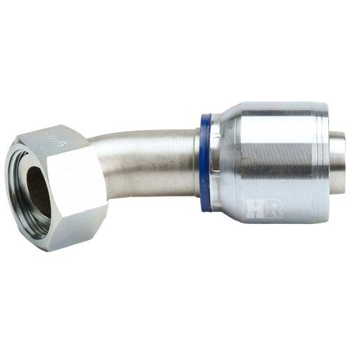 1 1/4" Female Face Seal Swivel 45˚ Elbow (ORFS) Hydraulic Fitting