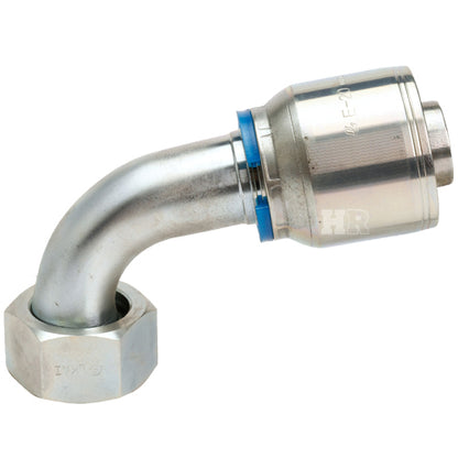 1 1/4" Female Face Seal Swivel 90˚ Elbow (ORFS) Hydraulic Fitting