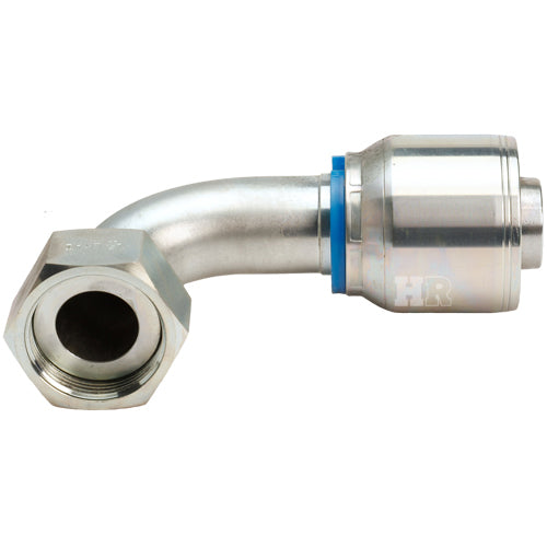 1 1/4" Female Face Seal Swivel 90˚ Elbow (ORFS) Hydraulic Fitting