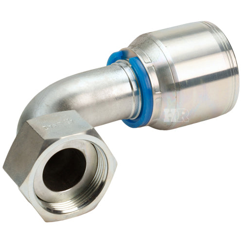 1 1/4" Female Face Seal Swivel 90˚ Elbow (ORFS) Hydraulic Fitting