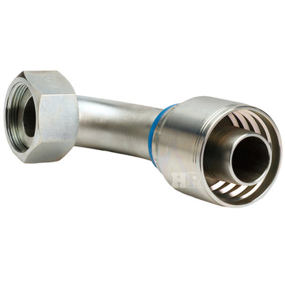 1 1/4" Female Face Seal Swivel 90˚ Elbow (ORFS) Hydraulic Fitting