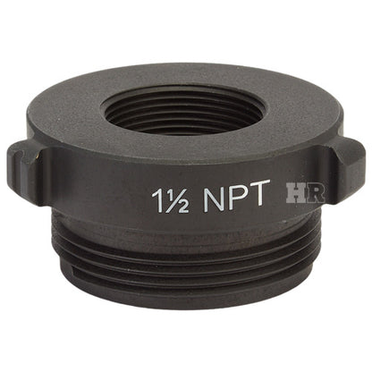 Aluminum 1 1/2" Female NPT to 2 1/2" Male NH
