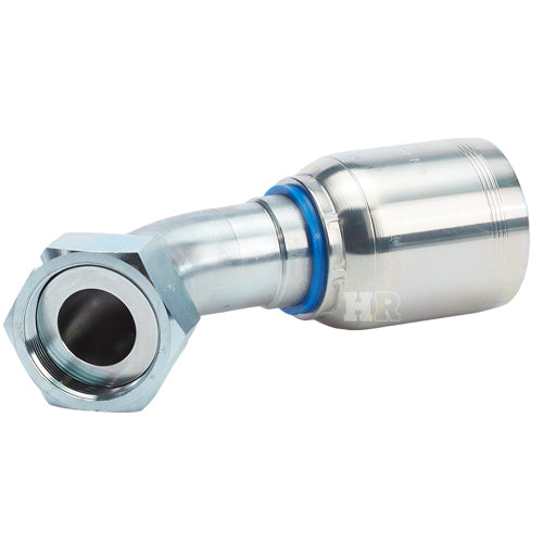1 1/2" Female Face Seal Swivel 45° Elbow (ORFS) Hydraulic Fitting