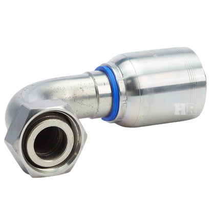 M52 X 2.0 Female Swivel 24° Cone 90° Elbow (Light L42) with O-Ring Hydraulic Fitting