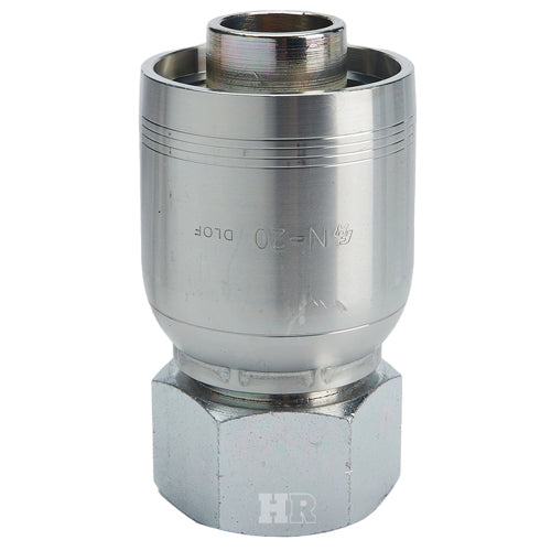 1 1/4" Female British Standard Parallel Pipe O-Ring Swivel Hydraulic Fitting