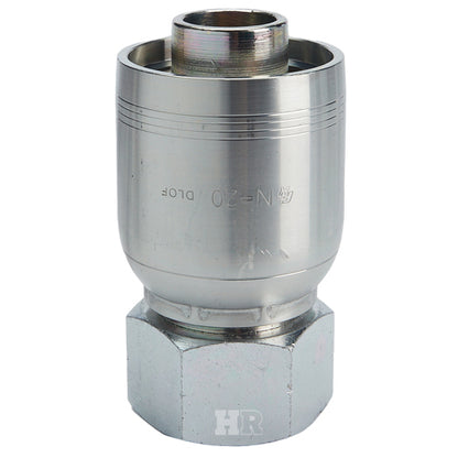 1 1/4" Female British Standard Parallel Pipe O-Ring Swivel Hydraulic Fitting