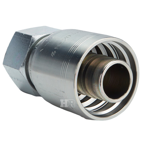 1 1/4" Female British Standard Parallel Pipe O-Ring Swivel Hydraulic Fitting