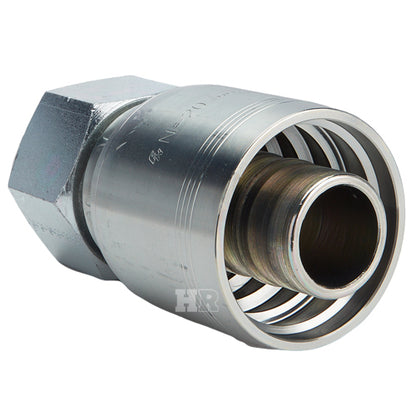 1 1/4" Female British Standard Parallel Pipe O-Ring Swivel Hydraulic Fitting