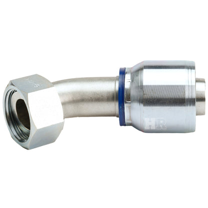 1 1/4" Female Face Seal Swivel 45° Elbow (ORFS) Hydraulic Fitting