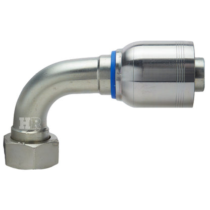 M45 X 2.0 Female Swivel 24° Cone (Light L35) with O-Ring 90° Elbow Hydraulic Fitting