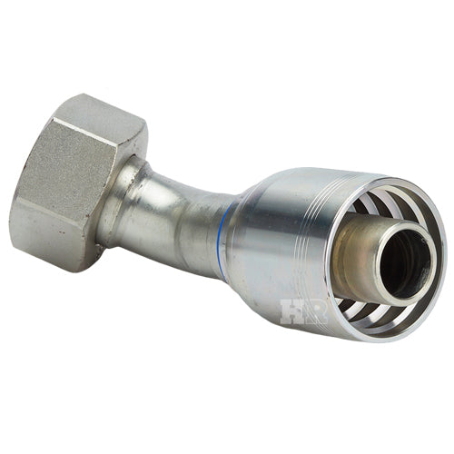 M52 X 2.0 Female Swivel 24° Cone (Heavy S38) with O-Ring 45° Elbow Hydraulic Fitting