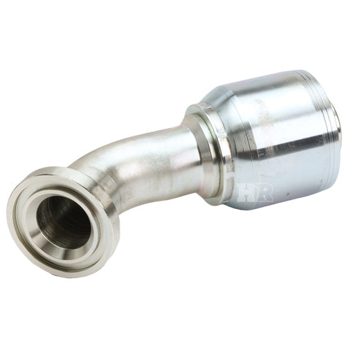 1 1/4" Code 61 Flange 45° Elbow Hydraulic Fitting