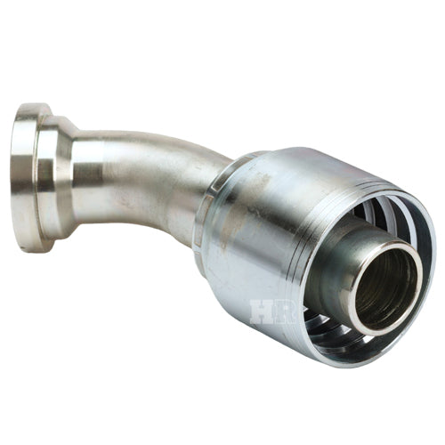 1 1/4" Code 61 Flange 45° Elbow Hydraulic Fitting