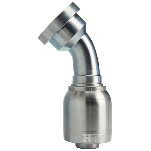 1 1/2" Code 62 Flange 45° Elbow Hydraulic Fitting