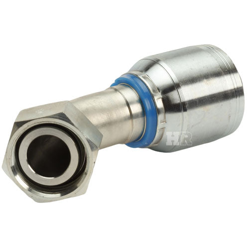 M36 X 2.0 Female Swivel 24° Cone 45° (Light L28) with O-Ring 45° Elbow Hydraulic Fitting