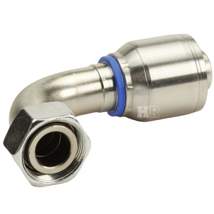 M36 X 2.0 Female Swivel 24° Cone 90° (Light L28) with O-Ring 90° Elbow Hydraulic Fitting