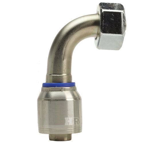 M36 X 2.0 Female Swivel 24° Cone (Heavy S25) with O-Ring 90° Elbow Hydraulic Fitting