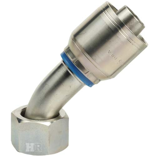 1" Female Face Seal Swivel 45° Elbow (ORFS) Hydraulic Fitting