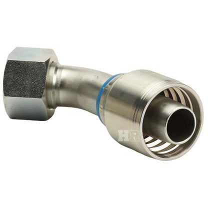 1" Female Face Seal Swivel 45° Elbow (ORFS) Hydraulic Fitting