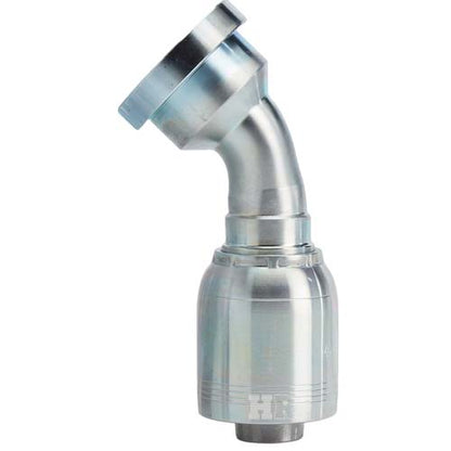 1 1/4" Code 62 Flange 45° Elbow Hydraulic Fitting
