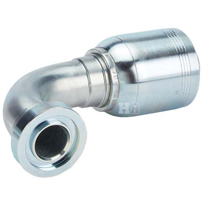 3/4" Code 62 Flange 90° Elbow Hydraulic Fitting