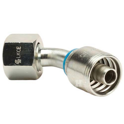 3/4" Female Face Seal Swivel 45° Elbow (ORFS) Hydraulic Fitting