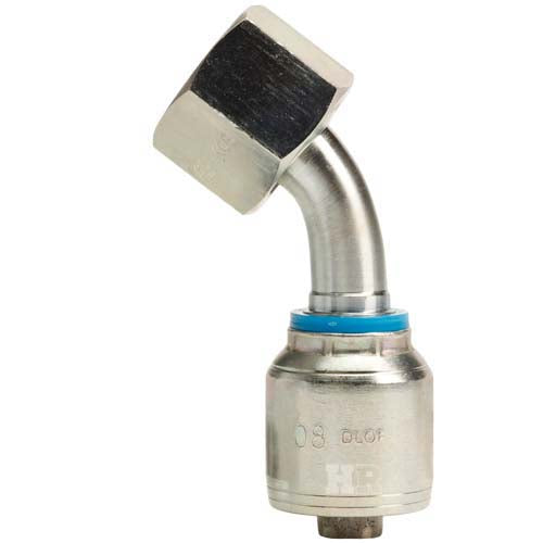 3/4" Female Face Seal Swivel 45° Elbow (ORFS) Hydraulic Fitting