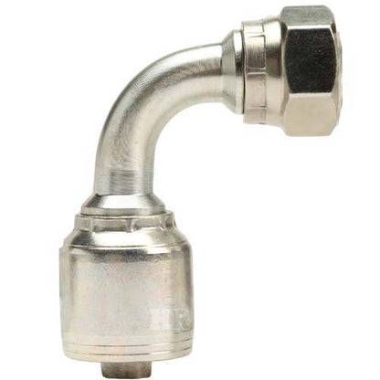 1/2" Female British Standard Parallel Pipe O-Ring Swivel 90° Elbow Hydraulic Fitting
