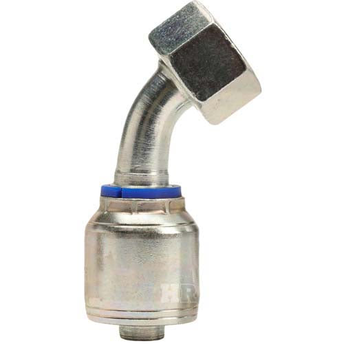 M22 X 1.5 Female Swivel 24° Cone (Light L15) with O-Ring 45° Elbow Hydraulic Fitting