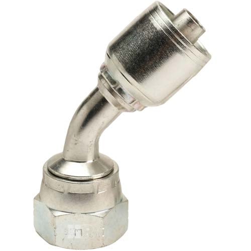3/4" Female JIC Swivel 45° Elbow Hydraulic Fitting
