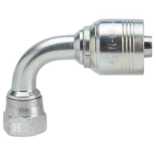 1/2" Female JIC Swivel 90° Medium Drop Elbow Hydraulic Fitting