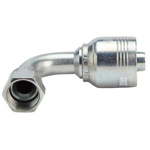 1/2" Female JIC Swivel 90° Medium Drop Elbow Hydraulic Fitting