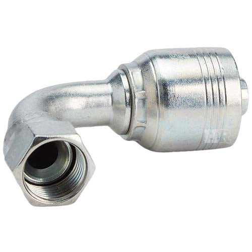 1/2" Female JIC Swivel 90° Medium Drop Elbow Hydraulic Fitting