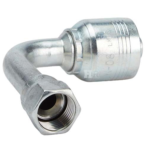 1/2" Female JIC Swivel 90° Long Drop Elbow Hydraulic Fitting