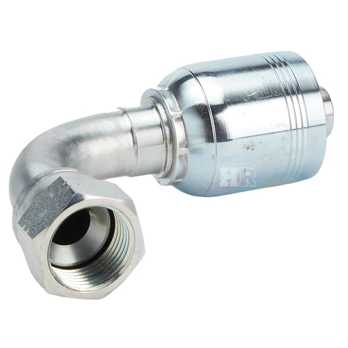 3/4" Female JIC Swivel 90° Medium Drop Elbow Hydraulic Fitting