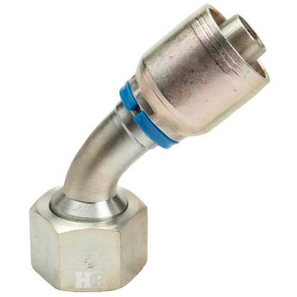1" Female Face Seal Swivel 45° Elbow (ORFS) Hydraulic Fitting