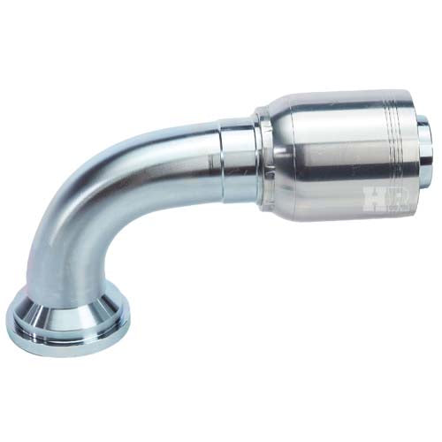 2 1/2" Code 61 Flange 90° Elbow Hydraulic Fitting