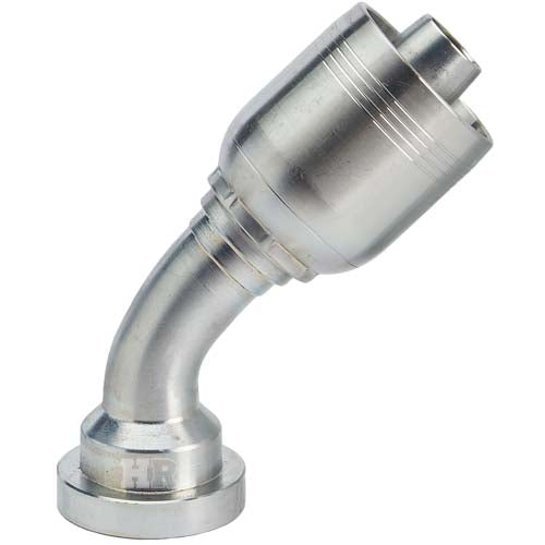3/4" Code 62 Flange 45° Elbow Hydraulic Fitting