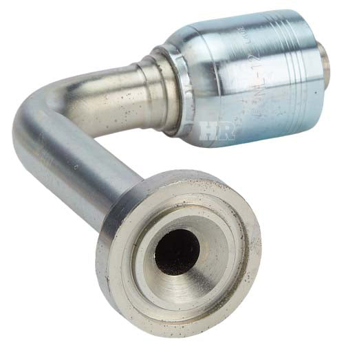 1" Code 62 Flange 90° Elbow Hydraulic Fitting