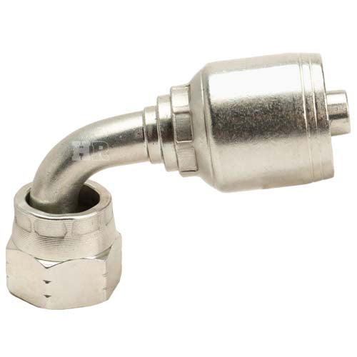 3/8" Female JIC Swivel 90° Short Drop Elbow Hydraulic Fitting