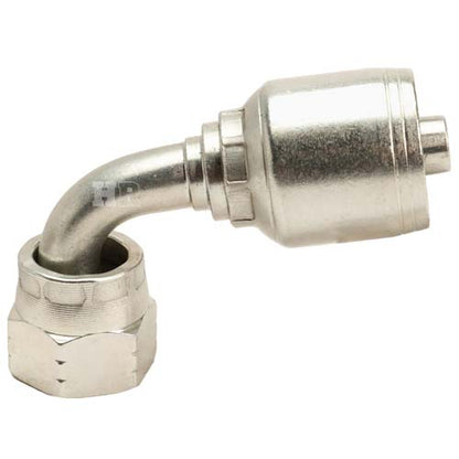 3/8" Female JIC Swivel 90° Short Drop Elbow Hydraulic Fitting