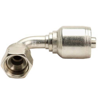 3/8" Female JIC Swivel 90° Short Drop Elbow Hydraulic Fitting
