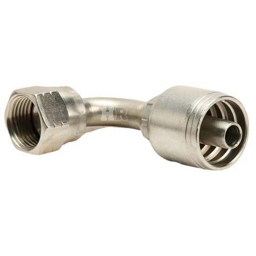 3/8" Female JIC Swivel 90° Short Drop Elbow Hydraulic Fitting