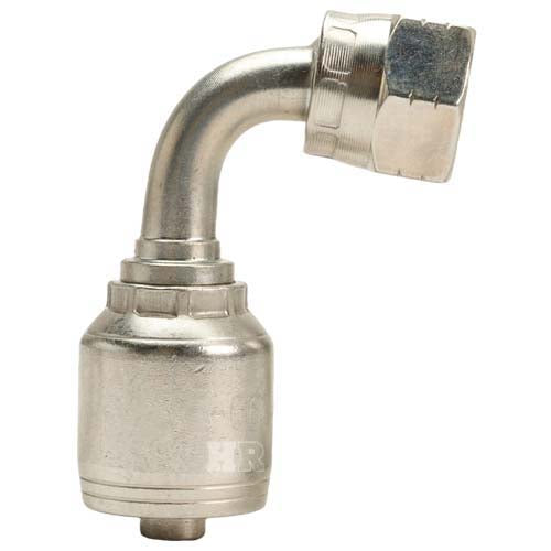 3/8" Female JIC Swivel 90° Short Drop Elbow Hydraulic Fitting