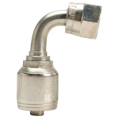 3/8" Female JIC Swivel 90° Short Drop Elbow Hydraulic Fitting