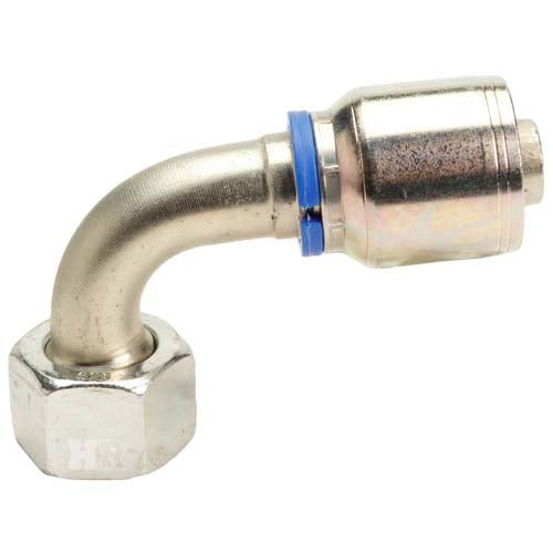 M36 X 2.0 Female Swivel 24° Cone (Heavy S25) with O-Ring 90° Elbow Hydraulic Fitting