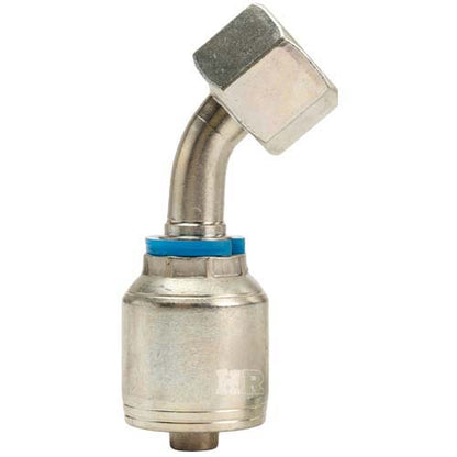 3/8" Female Face Seal Swivel 45° Elbow (ORFS) Hydraulic Fitting