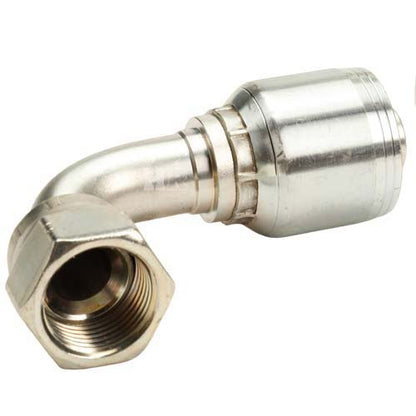 5/8" Female JIC Swivel 90° Short Drop Elbow Hydraulic Fitting