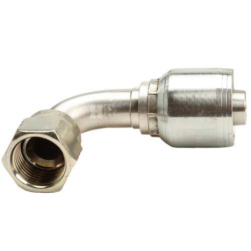 3/4" Female JIC Swivel 90° Short Drop Elbow Hydraulic Fitting
